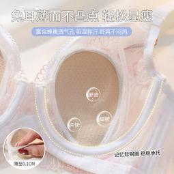 【全館免運】內衣女夏季薄款大胸顯小胸法式超薄文胸聚攏收副乳防下垂縮胸胸罩 歷史價格詳細信息