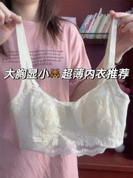 【現貨秒發】蕾絲內衣小胸聚攏顯大漫畫胸外擴一體式遮副乳平胸加厚內衣套裝 歷史價格詳細信息