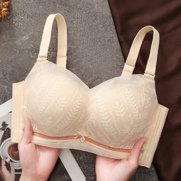【免運】小胸聚攏內衣女平胸收副乳調整型無鋼圈中厚款性感文胸罩蕾絲舒適 歷史價格詳細信息