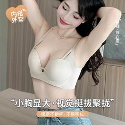 【滿額免運】漫畫胸外擴內衣女小胸爆乳大美背文胸無鋼圈軟支撐防下垂文胸 歷史價格詳細信息
