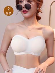 【限時免運】隱形無肩帶內衣女聚攏防滑無痕抹胸式文胸裹胸小胸罩2022新款爆款 歷史價格詳細信息