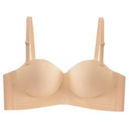 【好康免運】無痕內衣女薄款大胸顯小胸3D軟支撐聚攏收副乳防下垂運動文胸罩 歷史價格詳細信息