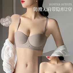【公司貨免運】外擴型無肩帶內衣女小胸顯大防滑聚攏隱形加厚裹抹胸貼無痕漫畫胸 歷史價格詳細信息
