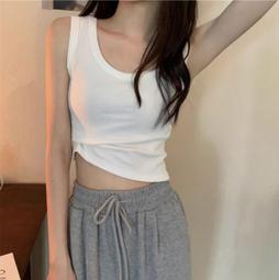 甜美辣妹純色帶胸墊露背恤衫2024夏季修身短內搭方領拼接顯瘦打底 歷史價格詳細信息