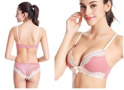 無鋼圈蕾絲性感內衣 薄紗內褲 深V 聚攏 爆乳 四排三扣 整套 性感美背 包副乳 不空杯 吸濕吸汗透氣 現貨 Q24 歷史價格詳細信息