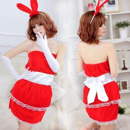 兔女郎聖誕裝 紅色比基尼兔女郎 情趣內衣式聖誕派對服 角色扮演性感兔女郎 流行E線A7322 歷史價格詳細信息