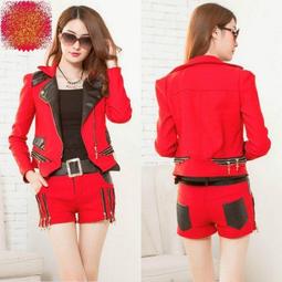 ☆女孩衣著☆女裝pu皮衣2015秋裝新款中長款修身機車女士加厚加絨外套女冬季潮(NO.110) 歷史價格詳細信息