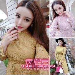 ☆女孩衣著☆2015秋季新品夜店低胸深v領性感修身遮肚顯瘦包臀長袖連衣裙女裝(NO.40) 歷史價格詳細信息