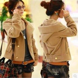 衣女呢子西裝領中長款小個子毛呢外套女 長版風衣 棒球服 防風 歷史價格詳細信息