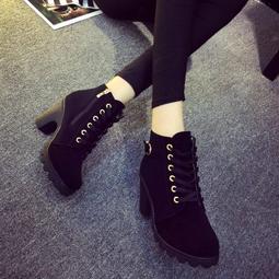 ☆女孩衣著☆靴子女春秋冬季高筒靴過膝長靴歐美中跟女鞋子黑色皮靴方跟鞋(NO.49) 歷史價格詳細信息