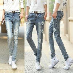 ☆女孩衣著☆秋冬裝新款女式牛仔長褲子韓版潮 百搭修身顯瘦小腳鉛筆褲(NO.30) 歷史價格詳細信息