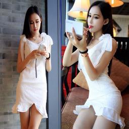 ☆女孩衣著☆性感女式?衣成真人大碼女傭制服透明蕾絲睡衣裙極度誘惑套裝(NO.30) 歷史價格詳細信息