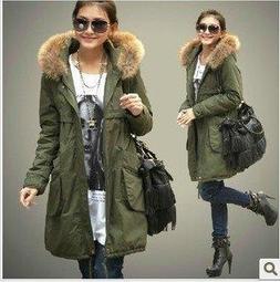 ☆女孩衣著☆冬季冬裝女裝女式中長款修身加厚迷彩外套羽絨服(NO.80) 歷史價格詳細信息