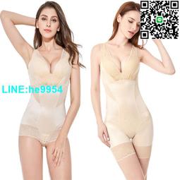 【小楊嚴選】連身開檔塑身衣提臂束腹平口褲女產後塑腰塑形塑腹託胸大尺碼 歷史價格詳細信息