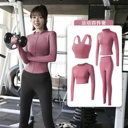 跑步套裝女晨跑服春夏戶外健身衣服速干寬松顯瘦健身房運動套裝女 歷史價格詳細信息