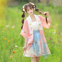 現貨 漢服 改良漢服襦裙 改良漢服 古早大袖衫 古著表演服裝 復古洋裝旗袍季新款中國風少女改良大尺碼女裝復古民國風泡泡袖-麥德好服裝包包 歷史價格詳細信息