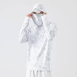 戶外防曬服夏季輕薄款防紫外線透氣防曬衣寬松運動男女連帽【超齡男裝】 歷史價格詳細信息