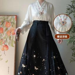 漢夢 改良漢服女日常漢元素吊帶襦裙超仙氣質小清新漢服 歷史價格詳細信息