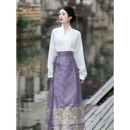 新中式國風裙褲女夏2024新款高腰垂感寬鬆九分冰絲雪紡闊腿褲 歷史價格詳細信息