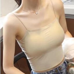 小吊帶背心女夏帶胸墊美背內衣文胸一體內搭外穿打底美式露背上衣 歷史價格詳細信息