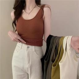 秋季打底吊帶背心女內搭帶胸墊白色外穿黑色美背一體抹胸文胸內衣 歷史價格詳細信息