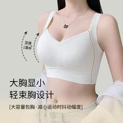 台灣現貨大胸顯小~法式內衣內褲女性感蕾絲透明內衣大尺碼胸罩夏季超薄款白色兔耳朵防下垂 防露點 防凸點 防尷尬乳罩 有鋼圈 歷史價格詳細信息