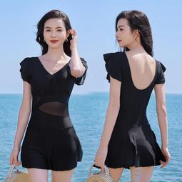 現貨 泳衣女 高腰泳衣 小胸泳衣 韓國 兩件式 兩截式 保守泳衣 顯瘦泳衣 遮肚泳衣 學生仙女範性感比基尼泡溫泉泳裝（滿599免運） 歷史價格詳細信息