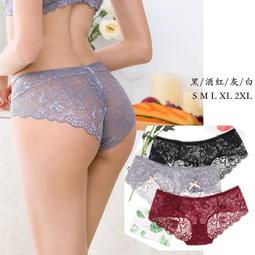 S-2XL蕾絲丁字褲全蕾絲性感內褲無痕內褲丁字褲 大碼情趣丁字褲-三件入 流行e線B6125 歷史價格詳細信息