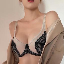 台灣現貨Varsbaby 性感超薄流行內衣 透明透視網紗內衣 無海綿胸罩 性感成套內衣褲 無鋼圈內衣 大尺碼內衣 D30 歷史價格詳細信息