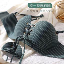 台灣現貨【現貨】貍曉媄內衣 聚乳 美胸 爆乳 小胸平胸專用 夏季日系甜美無鋼圈 無痕bra集中爆乳上托調整內衣女內衣套裝 歷史價格詳細信息