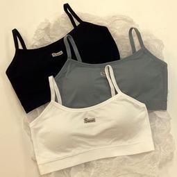 台灣現貨發育期遮凸點背心內衣可愛大胸顯小學初中生抹胸運動庫洛米韓版04 歷史價格詳細信息