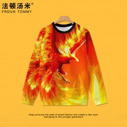 ins鳳凰涅槃T恤星空鳳凰翅膀短袖男女情侶休閑夏季復古原宿風潮牌#皇運 歷史價格詳細信息