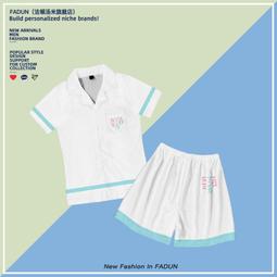 和泉紗霧cos周邊埃羅芒阿老師衣服二次元t恤動漫短袖日系睡衣夏季-靚仔男裝 歷史價格詳細信息
