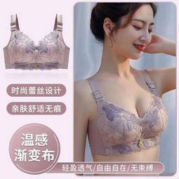 台灣現貨大尺碼內衣內衣女集中爆乳小胸顯大上託防下垂調整型純欲風厚薄款無鋼圈內衣罩杯02 歷史價格詳細信息