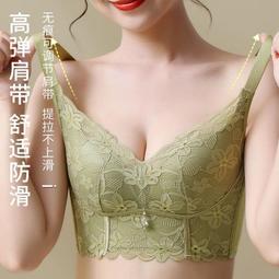 台灣現貨內衣小胸聚攏女無鋼圈胸罩新款蕾絲性感美背提胸防下垂前扣式文胸 歷史價格詳細信息