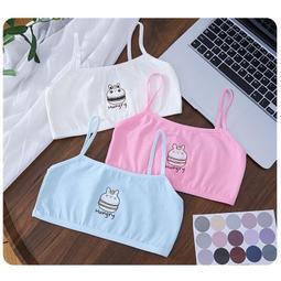 台灣現貨發育期遮凸點背心內衣可愛大胸顯小學初中生抹胸運動庫洛米韓版04 歷史價格詳細信息