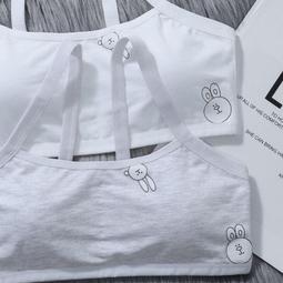 台灣現貨純棉中學內衣女學生韓版胸小背心女童發育期小學生內衣 歷史價格詳細信息