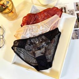 台灣現貨法式鏤空蕾絲內衣無海綿半透明內衣女內衣大胸顯小防下垂內衣套裝 歷史價格詳細信息