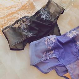 《小女人》刺繡蕾絲美臀線條低腰性感三角內褲-浪漫紫 歷史價格詳細信息
