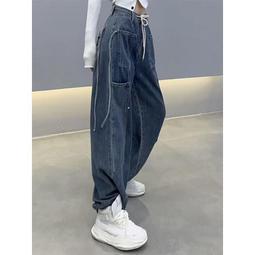 台灣現貨高腰闊腿牛仔褲 女 顯瘦 垂墜感 柔軟 寬鬆 大尺碼 泫雅 直筒 拖地長褲 簡約時尚女裝  露天市集  全台最大 歷史價格詳細信息