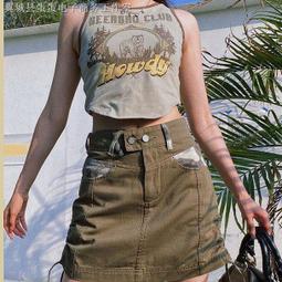 台灣現貨【超酷A裙】 甜酷辣妹迷彩牛仔半身裙女 裙女 褲a字高腰半身裙女 復古短裙女 包臀裙子女  極速出貨  露天市集 歷史價格詳細信息