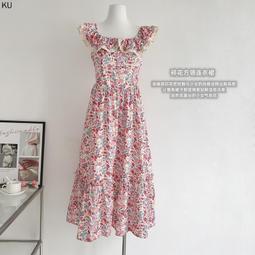 洋裝 小清新洋裝女收腰顯瘦森系仙女裙子2022夏高腰垂墜感初戀風襯衫裙 歷史價格詳細信息