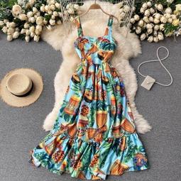 現貨    女童連衣裙夏裝2021新款女孩公主裙子夏季中國風兒童古裝漢服紗裙 歷史價格詳細信息