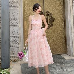 台灣現貨✨現貨✔海邊穿搭✨韓版洋裝✈超仙✨茶卡鹽湖紅色洋裝沙漠草原青海湖度假旅遊拍照衣服超仙大擺長裙   風 性感 氣 歷史價格詳細信息