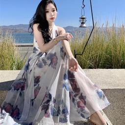 ［台灣現貨］夏季碎花荷葉邊V領泡泡袖襯衣遮肚顯瘦小裙擺百搭娃娃衫短袖上衣。顏色：藍碎花色。尺寸：L，XL，2XL。 歷史價格詳細信息