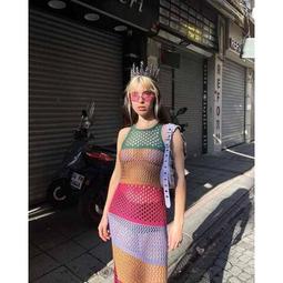 現貨 2022鏤空圓形水鑽身體鏈夜店時尚性感丁字褲歐美女body chain-簡約 歷史價格詳細信息