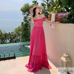 台灣現貨法式溫柔風甜美仙氣公主裙小個子收腰顯瘦海邊度假小清新洋裝夏  露天市集  全台最大的網路購物市集 歷史價格詳細信息