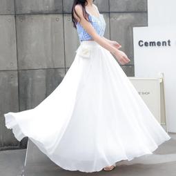 台灣現貨現貨 雪紡裙 顯瘦 沙灘 仙女裙 跳舞蹈裙 半身裙 時尚百搭 優雅大擺 三層 女 A字裙 長裙 半身裙 洋裝 價格比較,價格查詢,歷史價格詳細信息