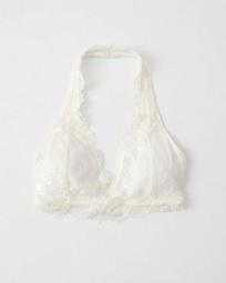 Maple麋鹿小舖 Abercrombie&Fitch ＊ A&F 米白色蕾絲亮片無袖上衣＊ ( 現貨S/L號 ) 歷史價格詳細信息