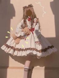 桃酥可可lolita全款現貨原創長袖秋冬甜美可愛洋裝op連衣裙洛麗塔 歷史價格詳細信息